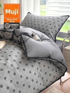 WUYINLIANGPIN | Bộ Đồ Chăn Ga Gối Bằng Cotton cho Sinh Viên Bản 2026
