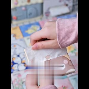 OFM-C924 Tissue Karakter Lucu Isi 120 Lembar Sekali Pakai / Tisu Kering Bermotif 120 Sheets 3 Ply