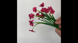 Violet Artificial Flowers: Romantic Silk Bouquets for Everlasting Wedding & Home Love Decor
