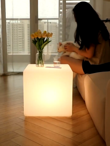 Xicai Cube Table Lamp Smart Floor Lamp LED night light Living Room Bedroom ins Style Sensor light High-End Atmosphere Simple Modern Bedside Table Lamp Mood light desktop lamp gift desk lamp Ambient Light sleeping light sleep lamp