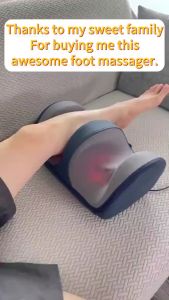 Jinkairui Electric Roller Foot Massager Leg Massager Hot Compress Calf Masssager Feet Kneading Musle