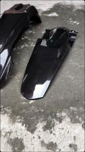 Paket Spakbor Depan & Belakang Trail YZ New Putih