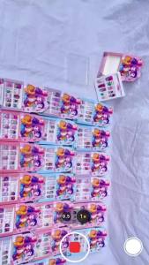 Bandai | Girl Group Exquisite Wearable Nail Stickers with shiny rhinestone full size nails matched jelly glue ideal gift for girls