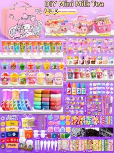 Cream Clay Flowing Sticker DIY Toy Kit