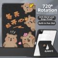 JIANBAIJIN | Rotating Protective Case Magnetic Acrylic Shell For Huawei Tablets With Pen Slot. 