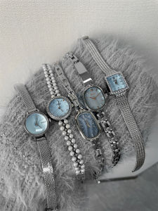 Đồng Hồ Nữ Handsmood Artistic Emotional Blue 2025 Mới Cao Cấp Thời Trang Mặt Kim Cương Kính Cường Lực Nước Chống Thấm Nước