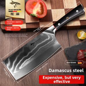 Mad Shark | Damascus Steel Chefs Knife Ultra Sharp