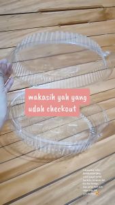 J.ONE/Mika Kue Bolu Sifon Mini Bulat/ UK 14 SF 1206/UK 16 SF 1608 /Bibir 14 cm tinggi 6 cm alas 13 cm/mika sifon bundar/ ISI 10 PCS