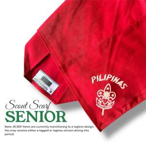 [Red] BSP Official Senior Scarf for Boy Scout | Official Item