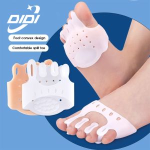DIDI Silicone Toe Separator Metatarsal Pads Hallux Valgus Corrector Bunion Orthotics Pain Relief Forefoot Socks Insole Foot Care Tool