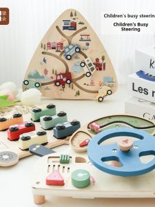 Educational Wooden Transport Jigsaw Cognitive Development Toy