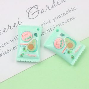 Resin Simulation Candy Cartoon Anime Cover Earrings DIY Jewelry Accessories Drip-click Brand Freshly Baked