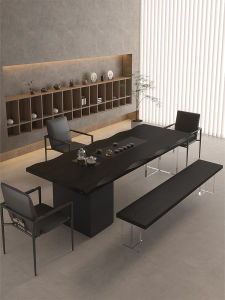 Wabi-Sabi Style Solid Wood Tea Table Chair Set Acrylic Tea Station Home Balcony Office Tea Brewing Table Combination Kettle