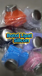 Origami Water Bottle Lipat Anti Tumpah Travel Mini Kapasitas Besar BPA Free Tahan Panas dan Dingin