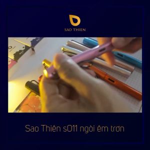 Bút Mực Sao Thiên S011 Ngòi Kim Tinh Êm Trơn Vát Cạnh Bút Học Sinh Viết Bài
