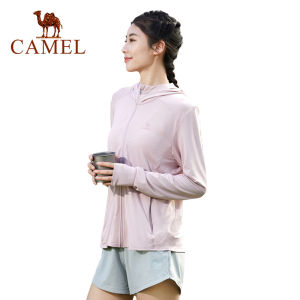 Camel Jeans เสื้อผ้ากีฬาสำหรับผู้หญิง เสื้อผ้าป้องกันรังสีอัลตรา วโอเลตเสื้อผ้าแจ็ค ด้วย ฮู้ดผิวน้ำแข็งฤดูใบ และ ผ้าบางสำหรับฤดูร้อน