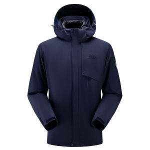 จี๊ป | เสื้อแจ็คเก็ตกันลมกันน้ำแบบแยกเป็นชิ้นได้ 3-in-1 สำหรับผู้ชาย เสื้อกันหนาวแบบใส่ด้านในได้ ป้องกันลม อบอุ่น สำหรับฤดูใบไม้ร่วงและฤดูหนาว เสื้อคลุมกันหนาวแบบห้ามลมสำหรับกลางแจ้ง