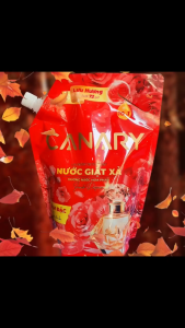 [1800G] TÚI Nước giặt xả CANARY 1.8 KG cao cấp siêu bền màu 2 trong 1 Hương thơm dịu Phù hợp cả giặt máy và giặt tay