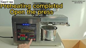 Máy ép dầu thực vật chuyên nghiệp nâng cấp hoàn toàn dùng trong gia đình hoặc nhà hàng khách sạn. Thương hiệu Mỹ cao cấp Septree - T3