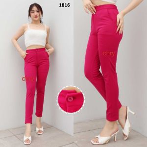Celana pensil /celana panjang wanita kode 1816B bahan paragon