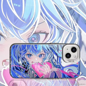 Anime Anime Mobile Phone Case for Huawei Pura80pro+ Pure70ultra Laser Color Silver P60ART Enjoyment 60x Japanese Style Heart Design Soft Cover