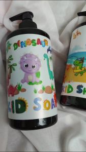 Botol Tempat Sabun Cair Shampoo Anak & Pump Dispenser Sabun Shampoo Aesthetic 500ml