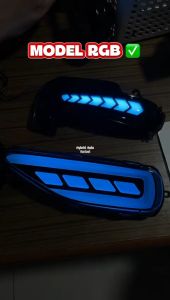 Paket Lampu RGB Reflektor & Sein Spion All New Fortuner VRZ SRZ 2016-2025 Mika Smoke Car