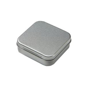 【A8】Square Flip Storage Box Portable Metal Tin Boxes For Packing Candy Pills Coin Mini Sealed Jars Jewelry Cases Home Organizer