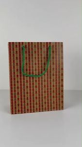 Túi Giấy Kraft Noel Đựng Quà Hình Cây Thông XMAS01