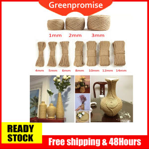 Natural Hessian Jute Twine Rope Cord Strings For DIY (Diameter from 1MM to 60MMLength 10Meters)