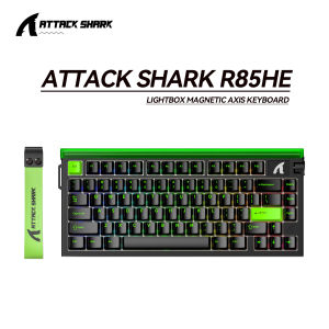 ATTACK SHARK | ATTACK SHARK R85 HE Mechanical Keyboard Wired Gaming RGB Hot-Swappable