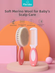 pierides | Three-in-one Gentle Bristle Comb for Cradle Cap and Dandruff Removal