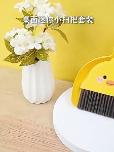 Set sapu Mini dan Pengki panci debu kecil dengan sikat alat pembersih untuk meja mobil rumah - Sejahtera Selalu Shop