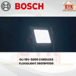 SYK Bosch Cordless Floodlight GLI 18V-5000 Solo Battery Floodlight Outdoor Emergency Light Lampu Kerja 06019P5100