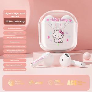 Sanrio | Sanrio TWS Earbuds BL48 Kuromi Bluetooth Earphones Cinnamoroll Wireless Headset Hello Kitty Sport Noise Reduction Game Headphone