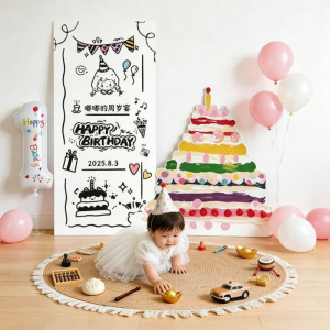 XIHUDIE | Birthday Photo Prop KT Board for Girls and Boys