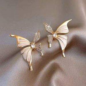 French Baroque Imitation Pearl Earrings Trendy Design Fresh out Winter Collection Fashionable Jewelry for Women