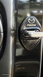 Mazda Car Door Lock Protective Cover Buckle Cap Protection Car Door Lock Protection Cover Door Latch CX3 CX5 Mazda2 Mazda