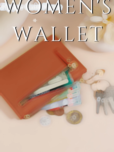 Korean Womens Wallet Simple Long Pouch Style Plain Leather Zipper Wallets With Coin Purse Multi Colors Selection
