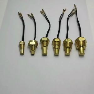 Cảm Biến Nhiệt Độ Nước Cho Ô Tô Xe Tải 1/8NPT 3/8NPT Tương Thích Với Đầu Cắm 10MM-21MM Đồng Hồ Đo Kỹ Thuật Số 12V/24V Chất Liệu Đồng