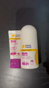 Cancer Council Kids Sunscreen 35ml Travel Size Face & Body UVA + UVB Protection Fragrance-Free Lotions