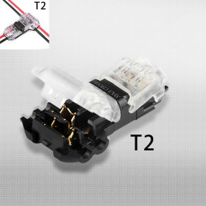 1-20PCS Quick Connect Terminal D2/T2/T1/H2 Type Electrical Connector LED Cable Car Non Break Connector Terminal Connection