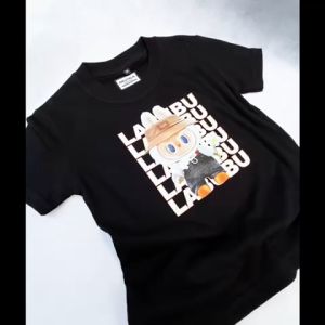 Baju Labubu Anak Laki Laki Perempuan Basic Tee Katun Combed Arutala