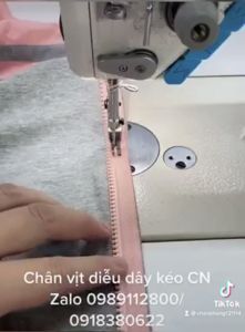 Chân vịt mí diễu dây kéo may thẳng nhanh và đẹp tuyệt vời