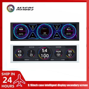 9.2 Inch USB Secondary Screen for Computer Chassis 1920*462 LCD Display One USB Connected CPU RAM GPU HDD Weather Monitor