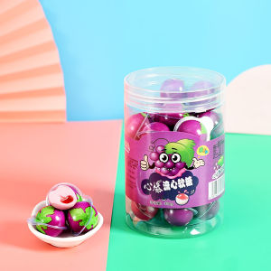 Christmas Special Eye Ball Earth Pumpkin Filling Explosive Soft Candy Creative 3D Design Gelatinous Snacks from China