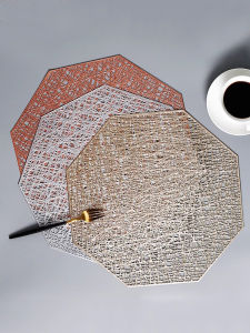 Tấm Trải Bàn Ăn Bằng Nhựa PVC Thiết Kế Sáng Tạo Cách Nhiệt Hình Tròn Dùng Trong Nhà Tông Màu Trơn Phong Cách Bắc Âu Dùng Trong Nhà Bếp