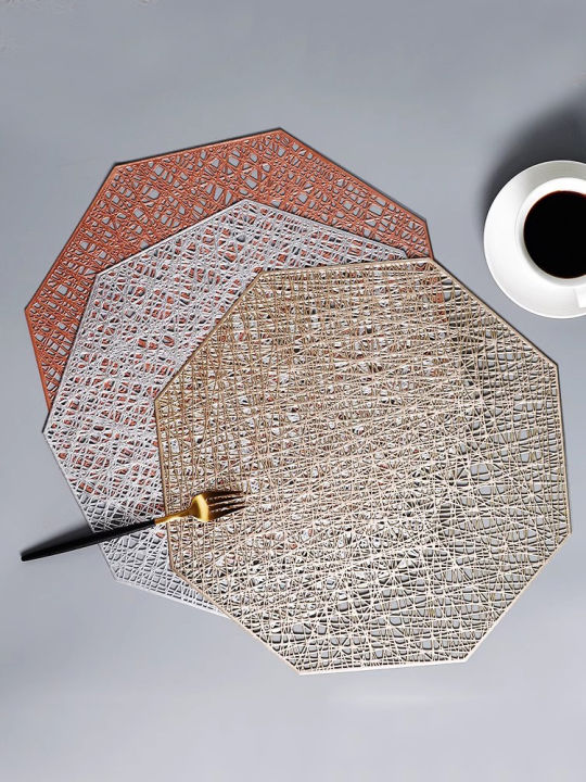 Tấm Trải Bàn Ăn Bằng Nhựa PVC Thiết Kế Sáng Tạo, Cách Nhiệt, Hình Tròn ...