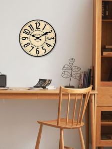 Đồng Hồ Trang Trí Pháp Không Gián Đoạn Không Cần Khoan Đồng Hồ Tròn Chất Liệu Thủy Tinh Chạy Bằng Pin Đồng Hồ Trang Trí Cổ Điển Cho Phòng Khách Và Phòng Ngủ