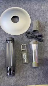 3000mAh RGB GZ Lighthouse Micro Camping Lantern Portable Flashlight LED Outdoor Tent Light USB Charging Camping Light